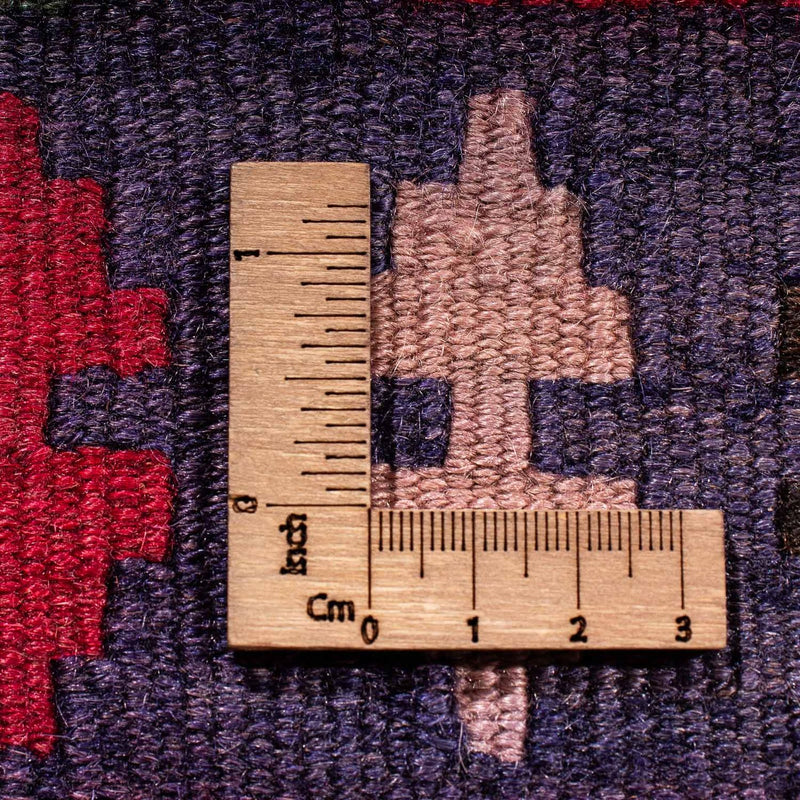 Tapis de couloir Tapis Kelim - Vieux - 325 x 118 cm - multicolore