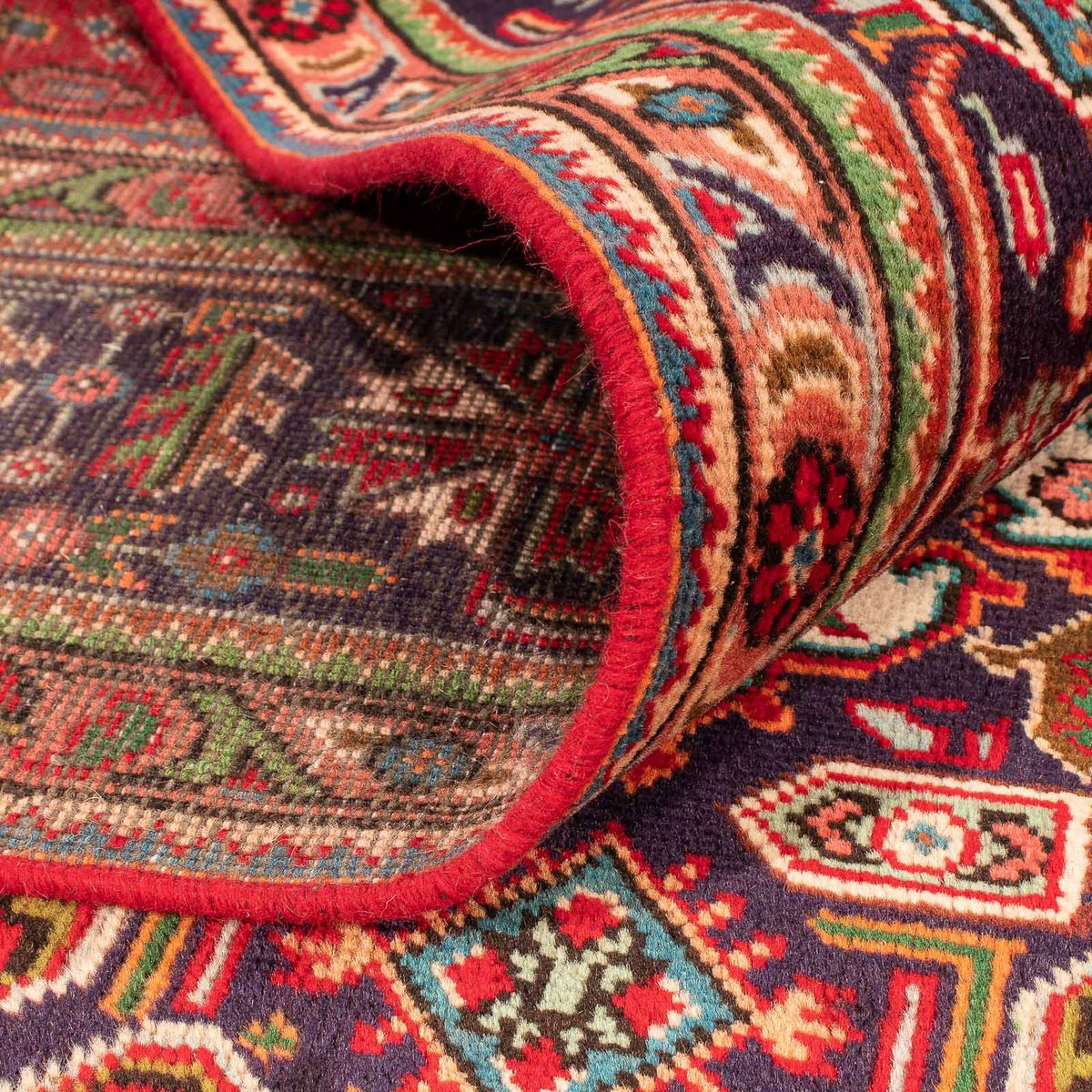 Tapis persan - Tabriz - 297 x 195 cm - rouge foncé