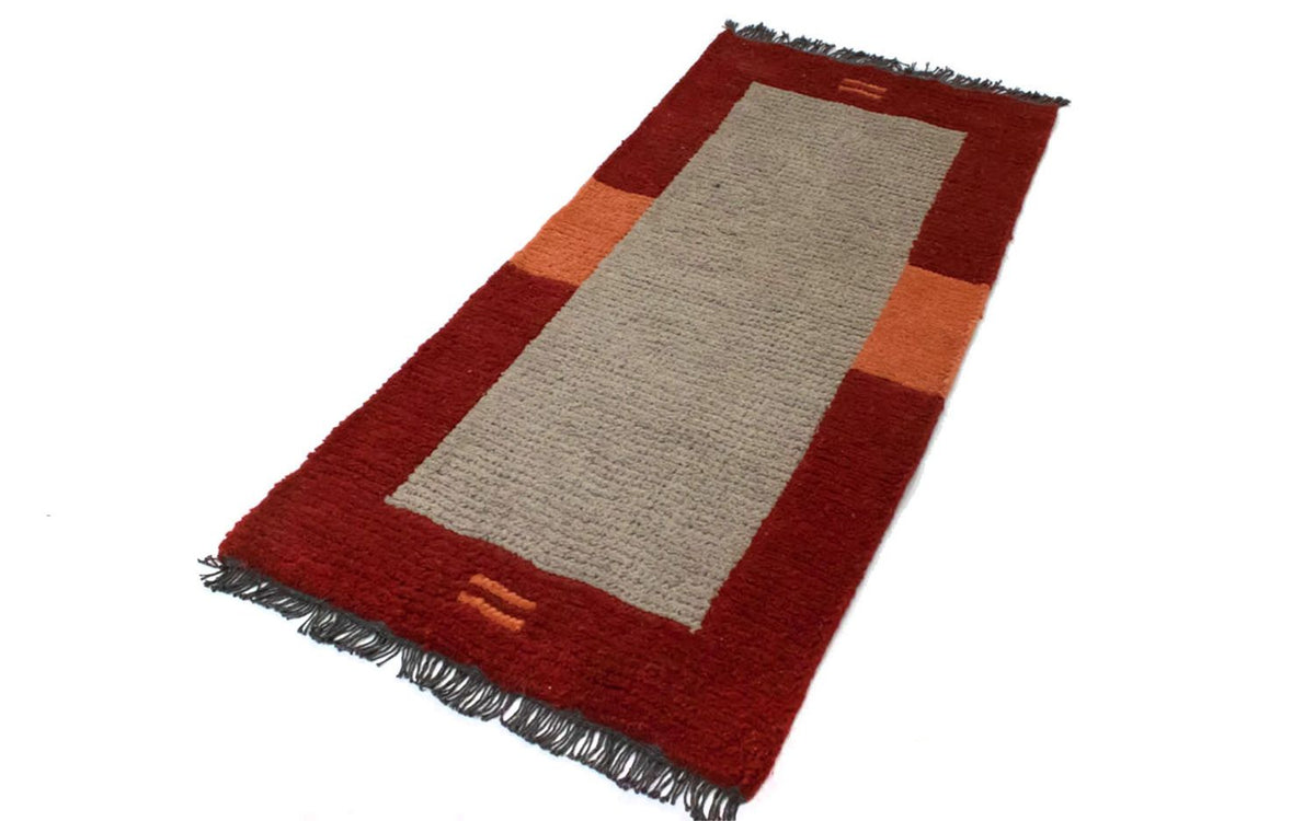 Tapis Népalais - 140 x 70 cm - gris