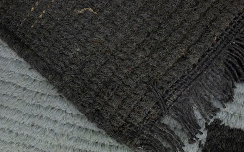 Tapis Népalais - 140 x 70 cm - bleu