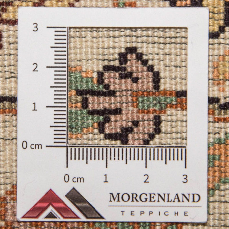 Tapis en soie - Soie du Cachemire - 95 x 62 cm - beige