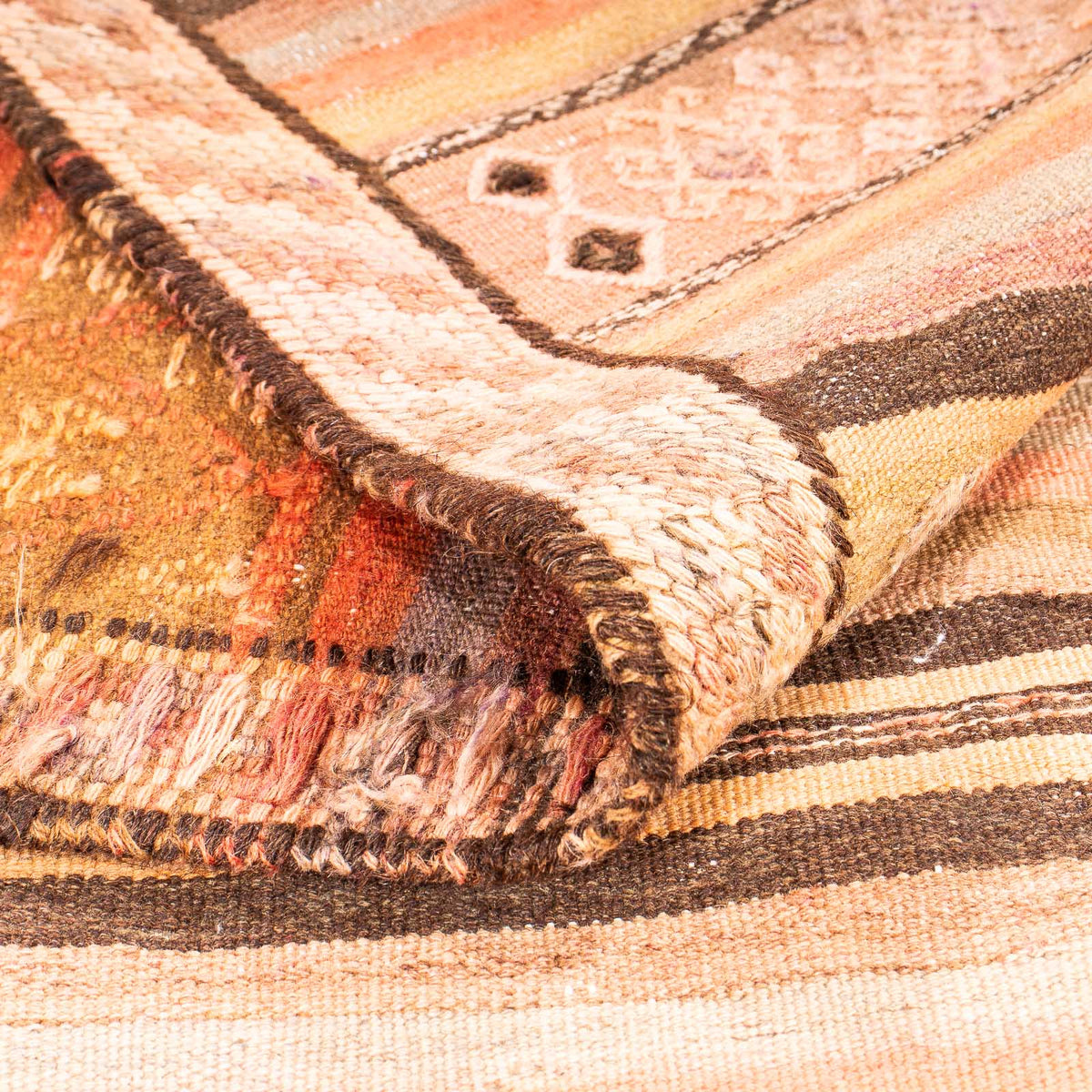 Tapis Kelim - Vieux - 297 x 157 cm - multicolore