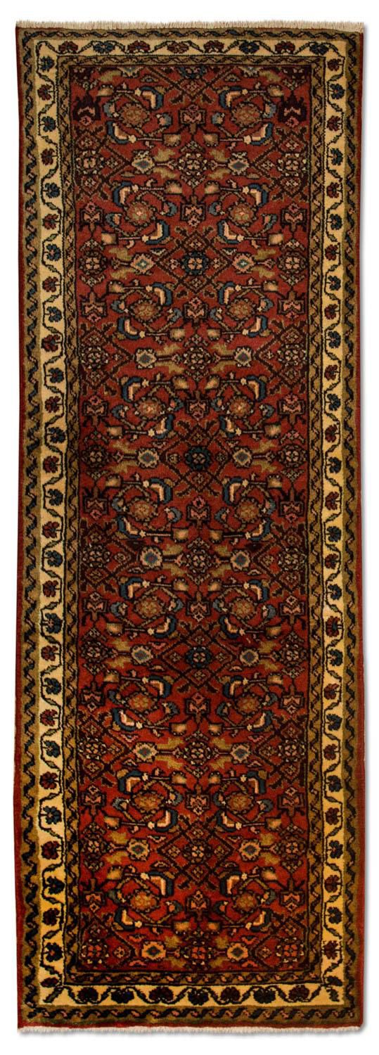 Tapis de couloir Tapis persan - Nomadic - 294 x 64 cm - rouge
