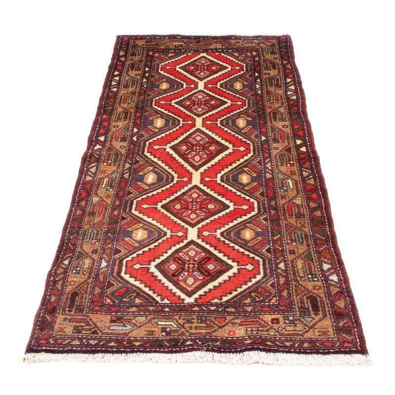 Tapis de couloir Tapis persan - Nomadic - 190 x 75 cm - rouge