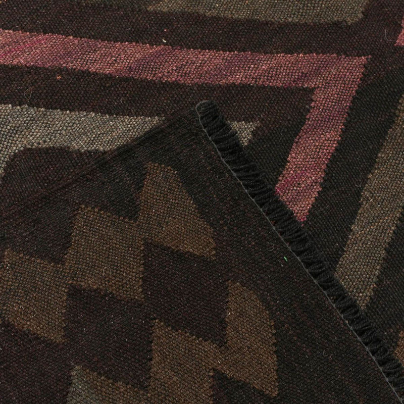 Tapis Kelim - Splash - 240 x 166 cm - noir