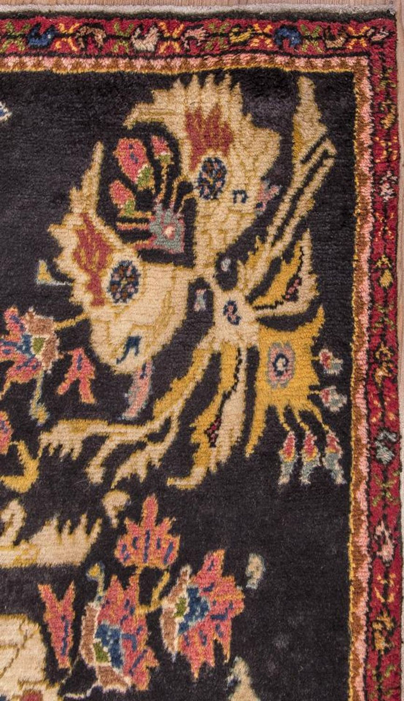 Tapis de couloir Tapis persan - Nomadic - 210 x 78 cm - marron