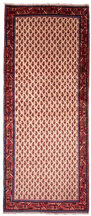 Tapis de couloir Tapis persan - Mir - 183 x 73 cm - beige