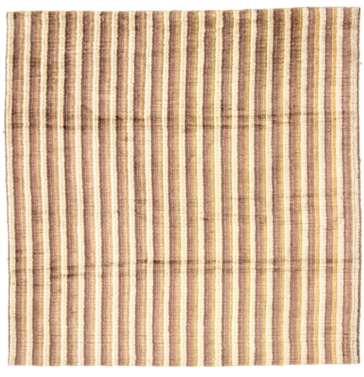 Tapis en viscose carré - 200 x 200 cm - multicolore