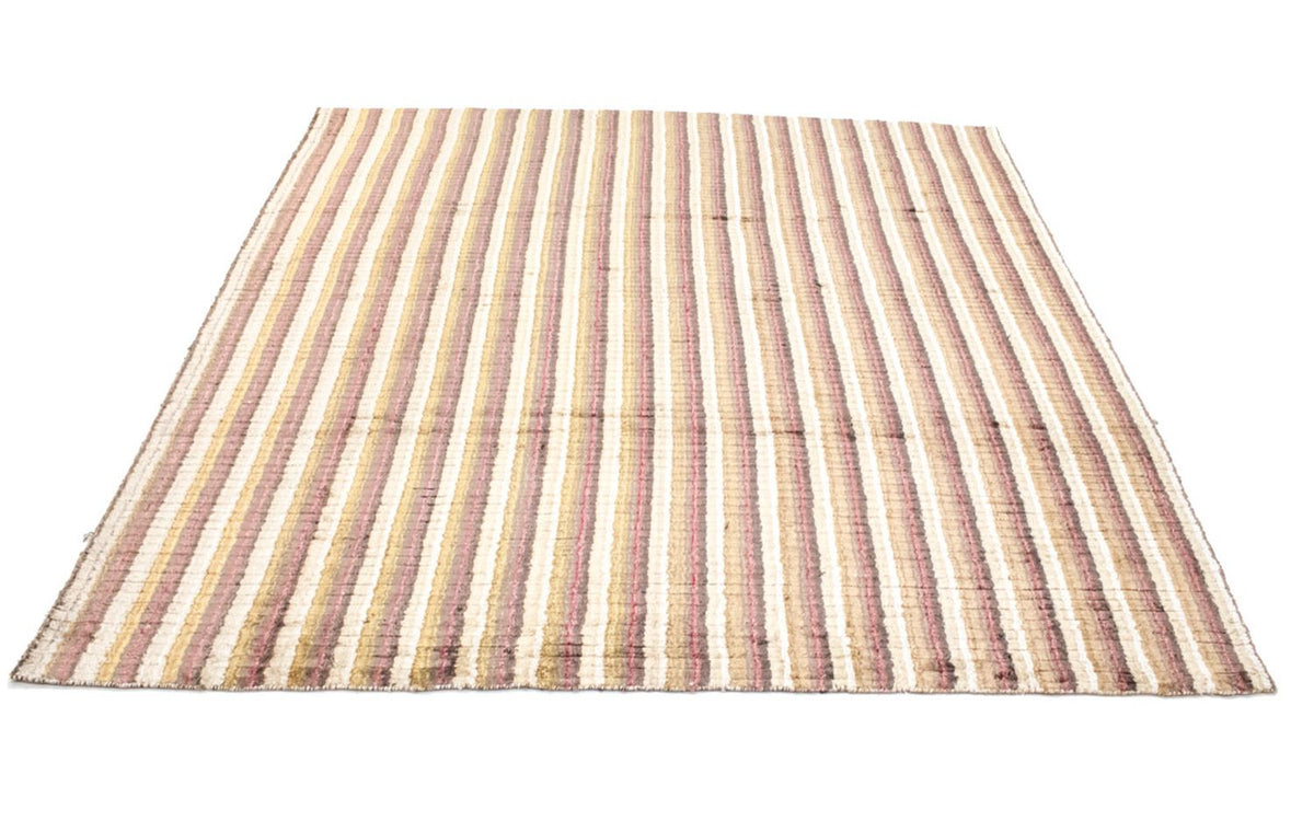 Tapis en viscose carré - 200 x 200 cm - multicolore
