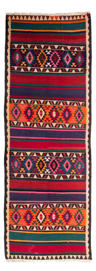 Kilim ancien 145x370cm - multicolore