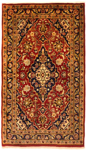 Tapis persan - Keshan - 168 x 95 cm - rouge