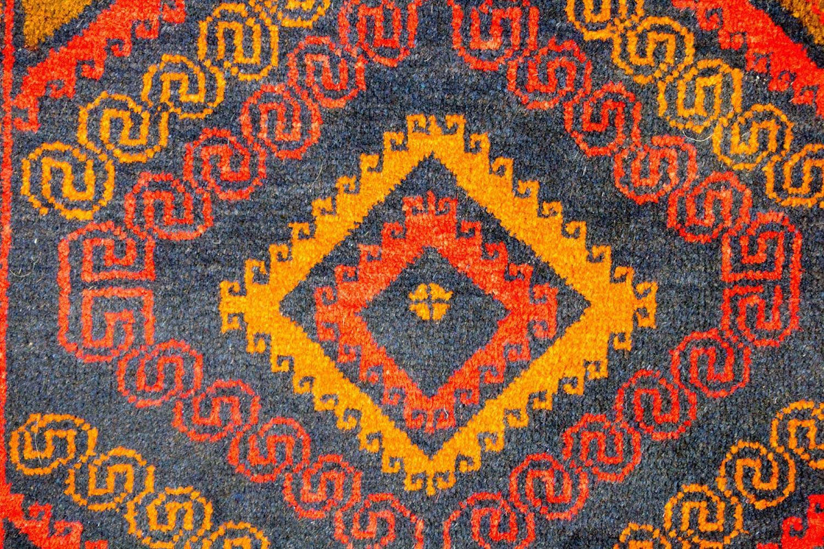Tapis Belutsch - 140 x 79 cm - bleu