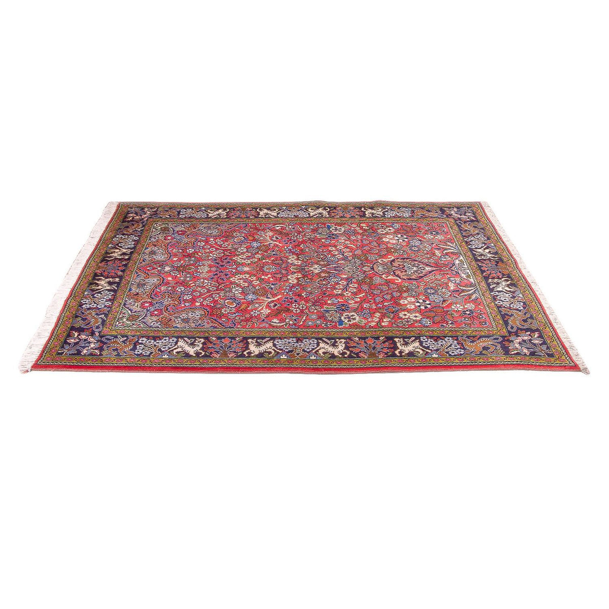 Tapis persan - Ghom - 200 x 140 cm - rouge