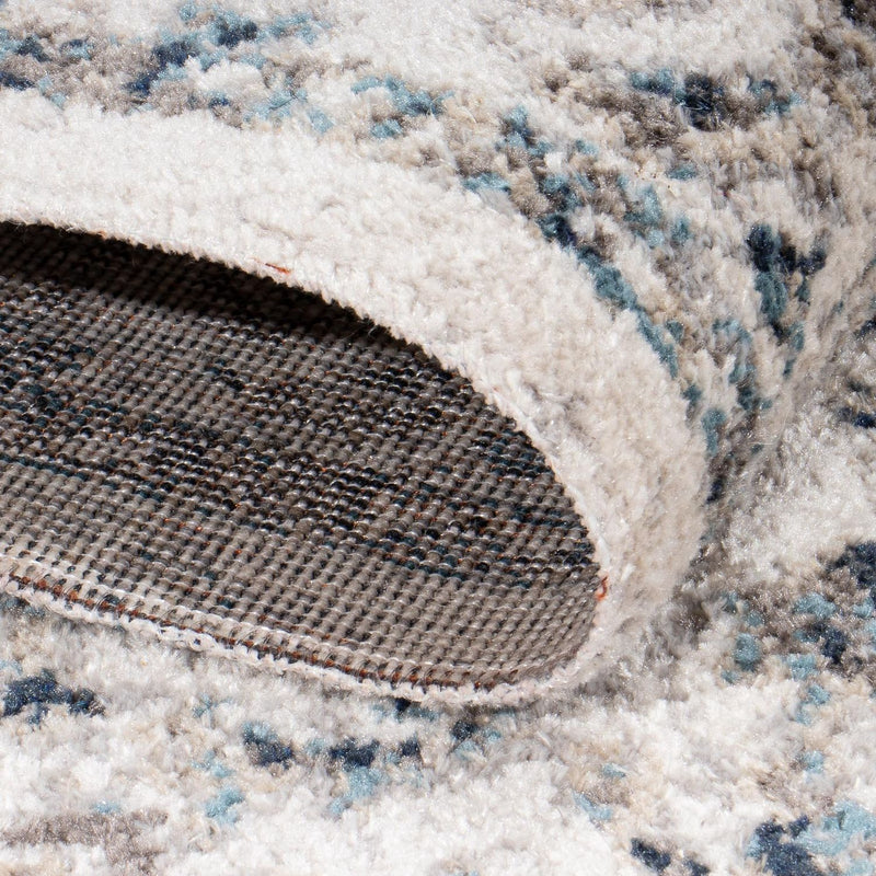 Tapis moderne - 150 x 75 cm - argent