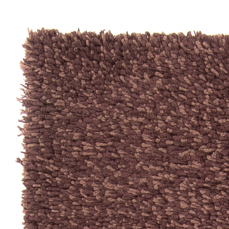 Tapis de couloir Tapis à poils longs - 201 x 69 cm - marron
