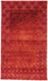 Tapis Népalais - 150 x 92 cm - rouge