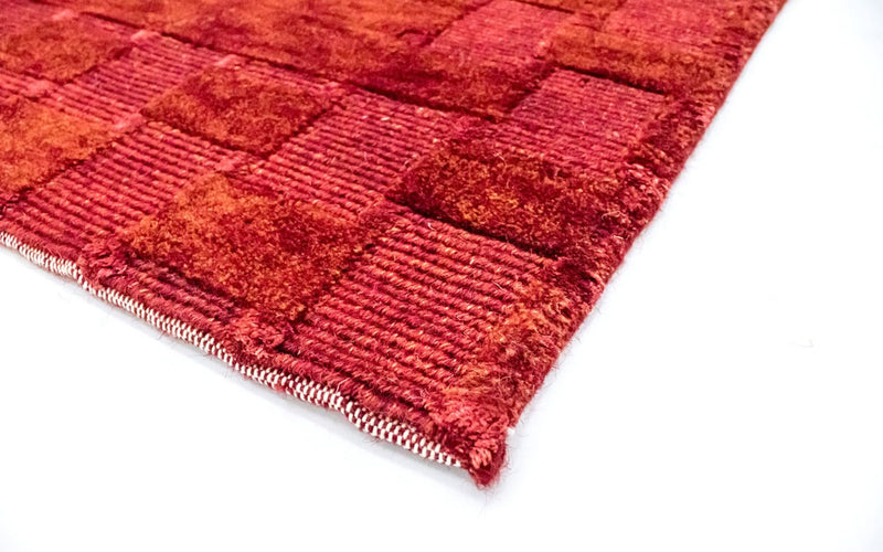 Tapis Népalais - 150 x 92 cm - rouge