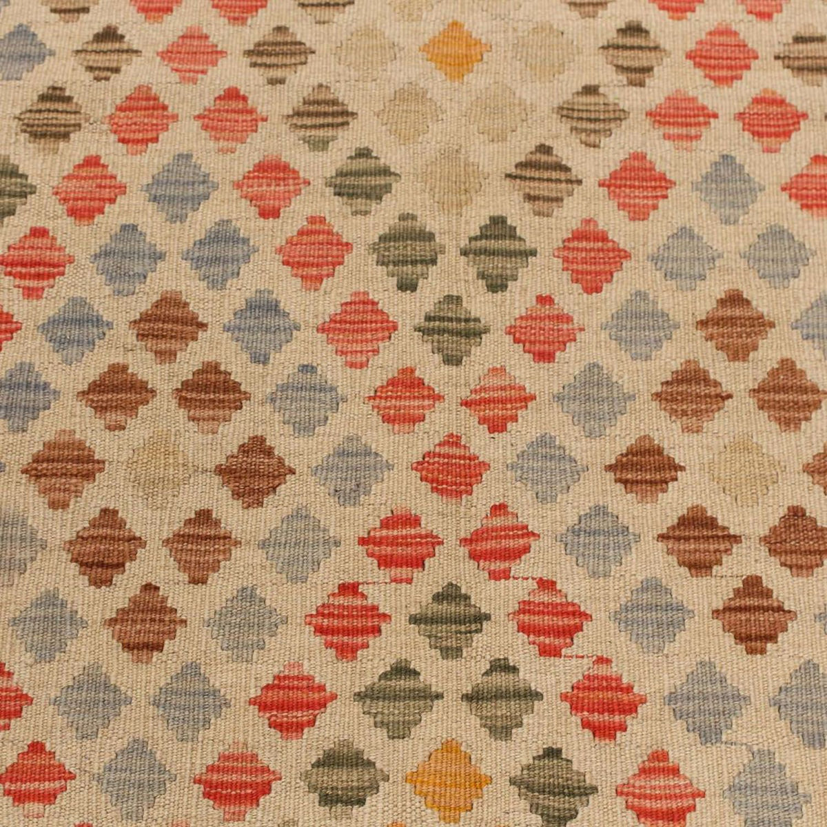 Tapis de couloir Tapis Kelim - Splash - 198 x 97 cm - multicolore