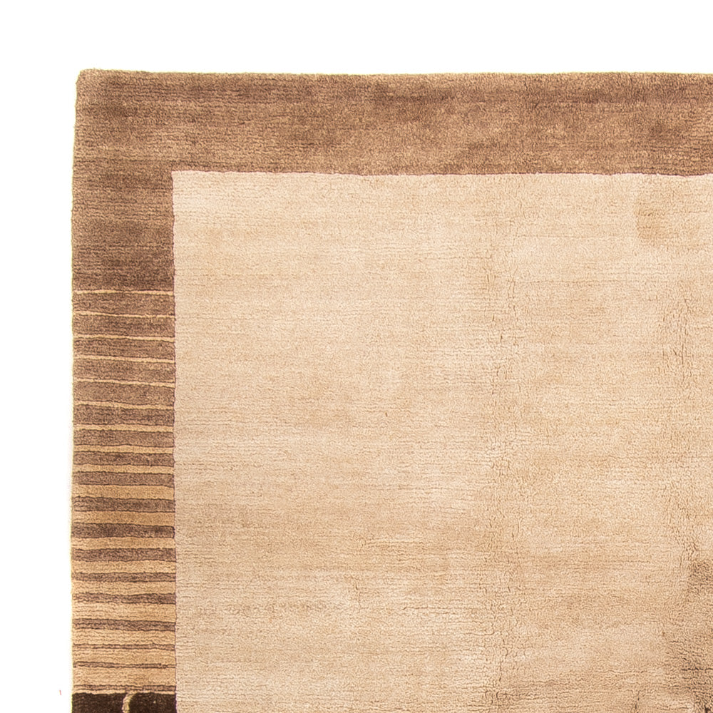 Tapis Népalais - Royal carré  - 204 x 198 cm - beige