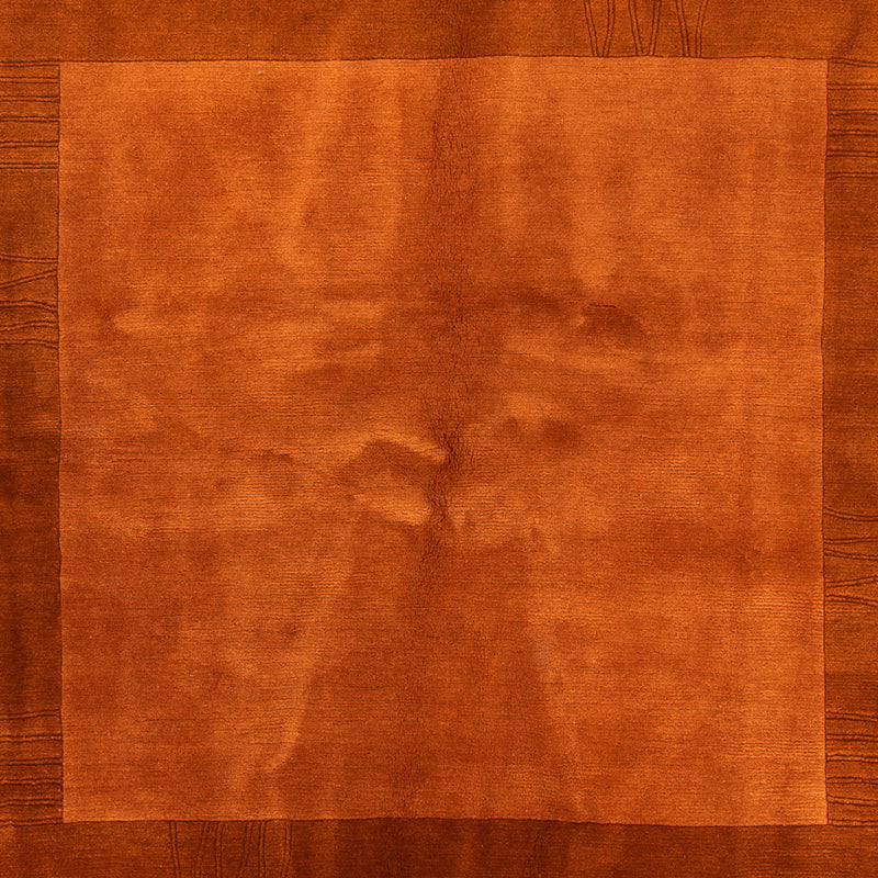 Tapis Népalais - Royal carré  - 205 x 203 cm - marron