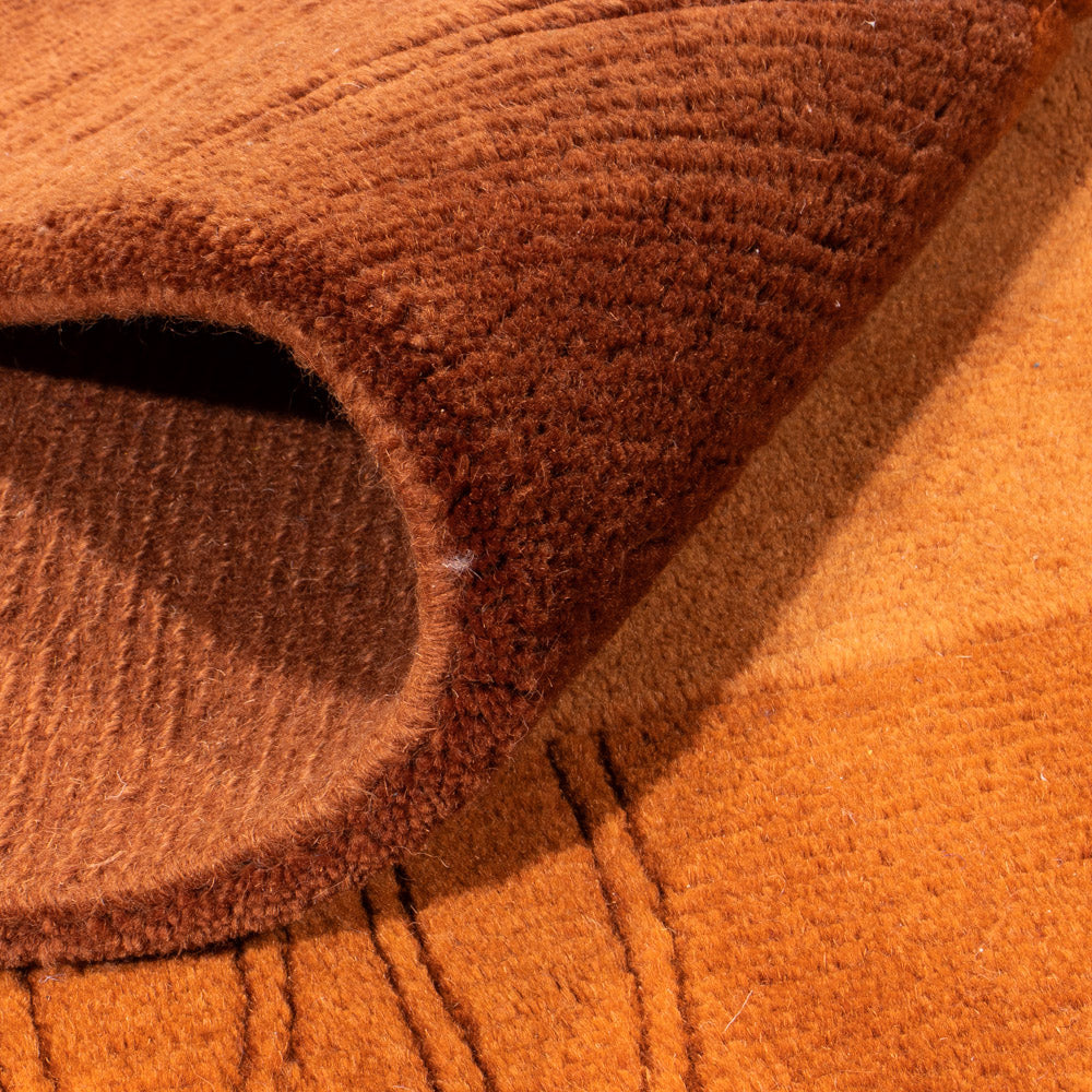 Tapis Népalais - Royal carré  - 205 x 203 cm - marron