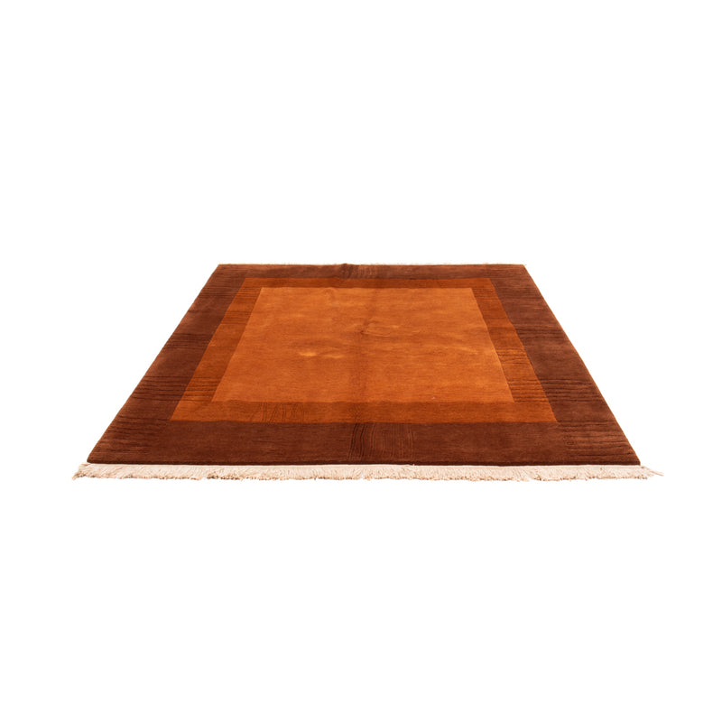 Tapis Népalais - Royal carré  - 205 x 203 cm - marron