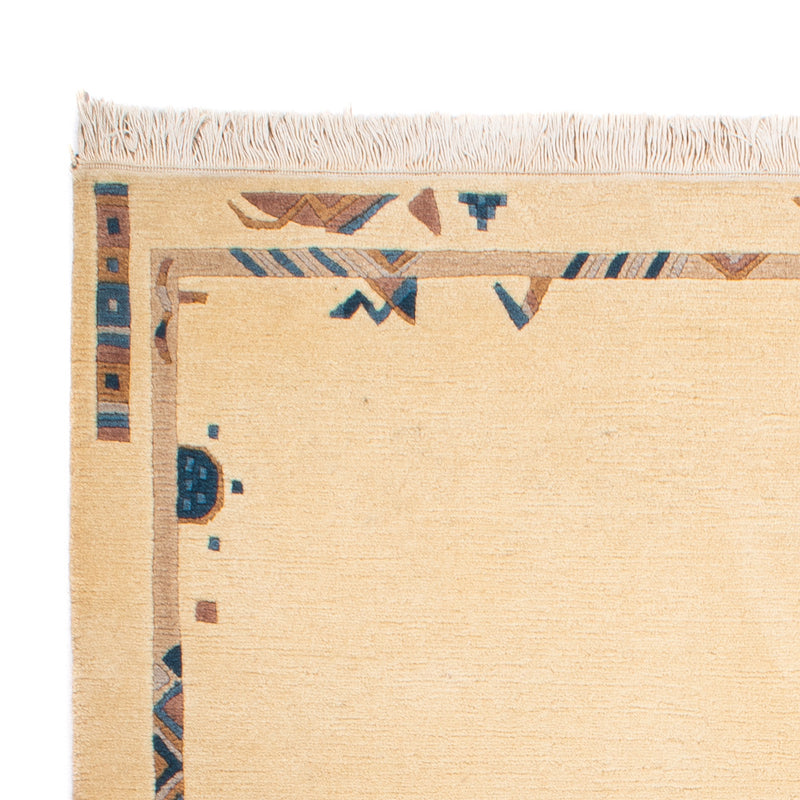 Tapis Népalais - 183 x 123 cm - beige