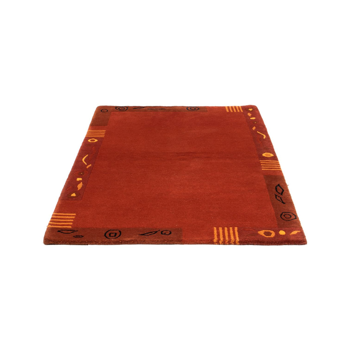 Tapis Népalais - 180 x 120 cm - rouge