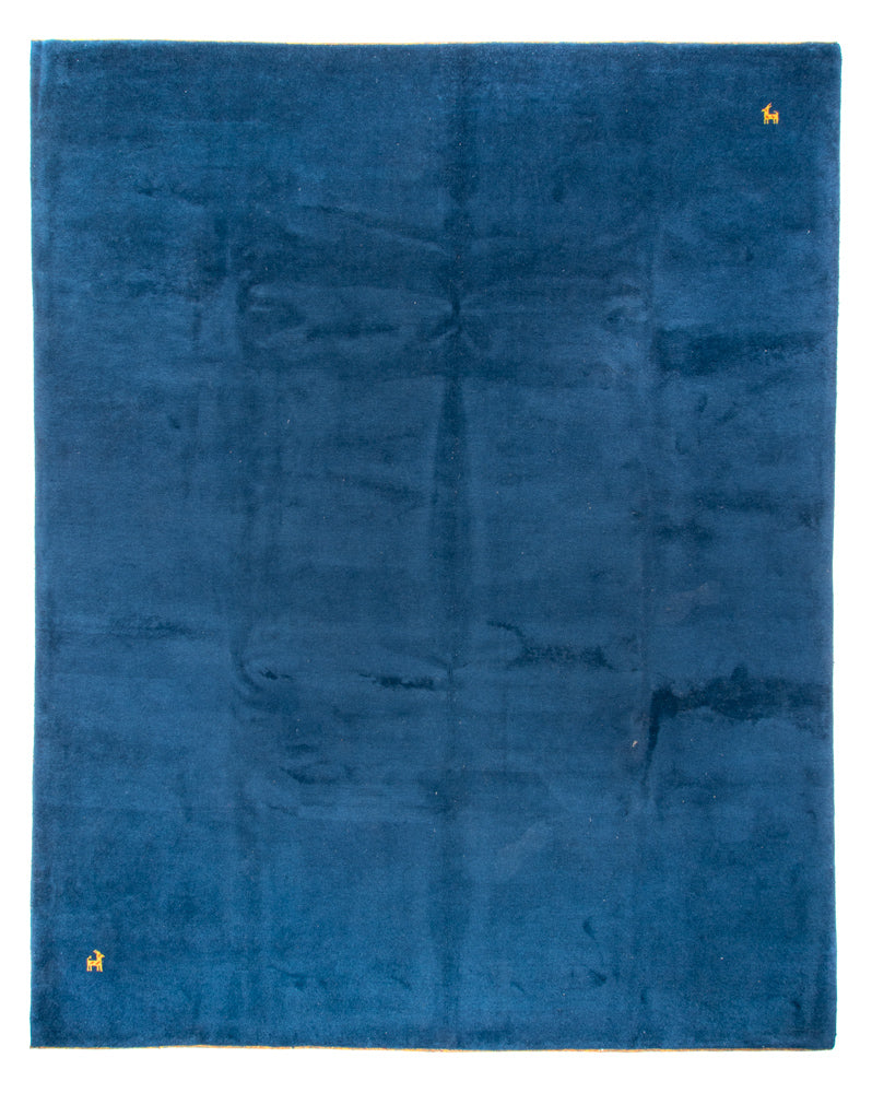 Tapis Gabbeh - Indus - 396 x 280 cm - bleu