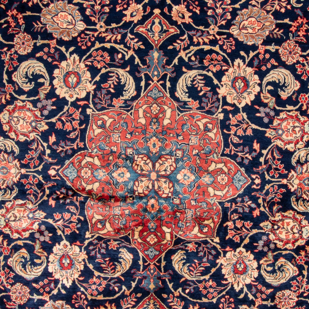 Tapis persan - Classique - 382 x 273 cm - bleu foncé