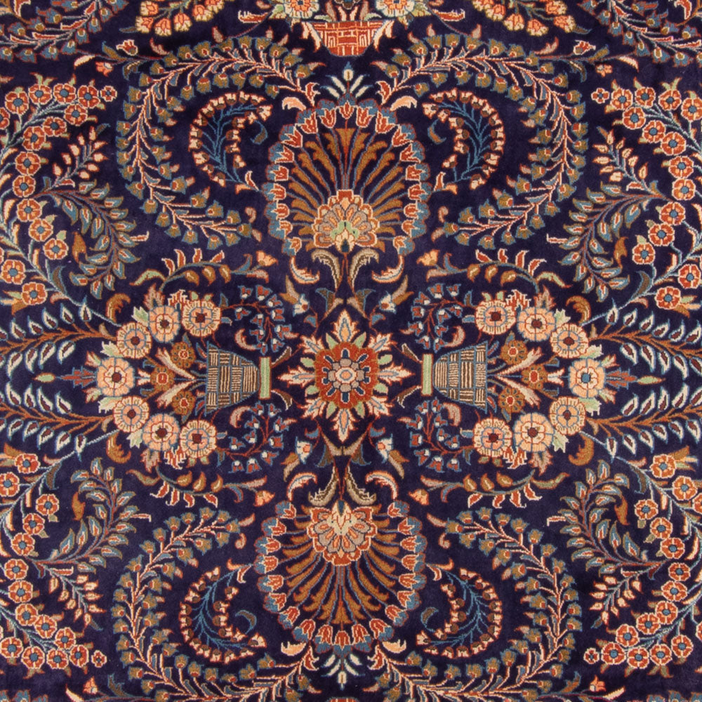 Tapis persan - Classique - 345 x 243 cm - bleu foncé
