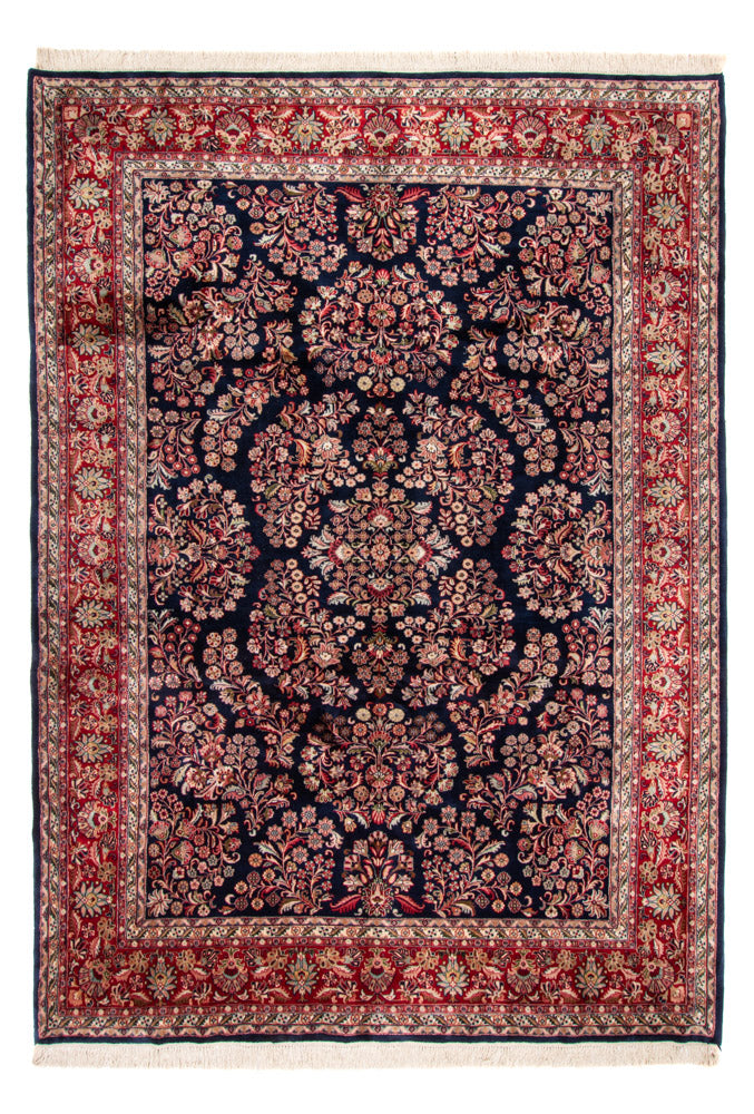 Tapis oriental - Indus - 350 x 260 cm - bleu foncé