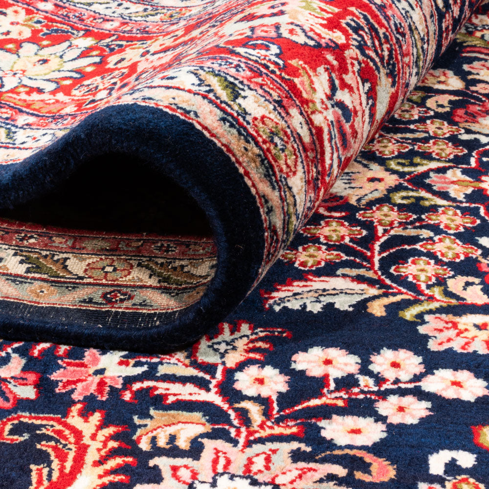 Tapis oriental - Indus - 350 x 260 cm - bleu foncé