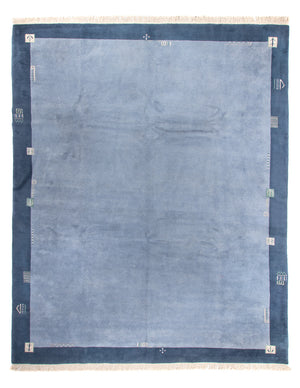 Tapis Népalais - 401 x 300 cm - bleu