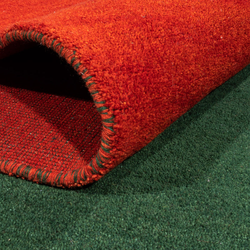 Tapis Gabbeh - Indus - 395 x 310 cm - vert