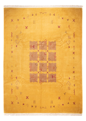 Tapis Népalais - 357 x 256 cm - or