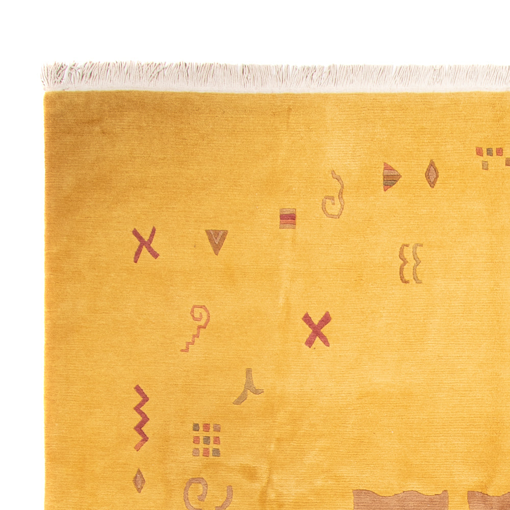 Tapis Népalais - 357 x 256 cm - or