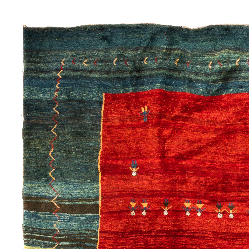 Tapis Gabbeh - Persan - 508 x 405 cm - rouge