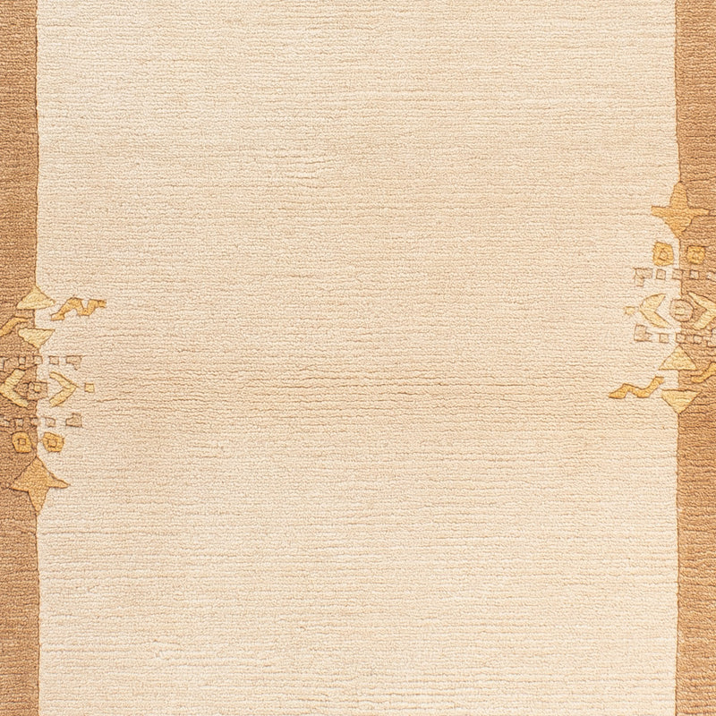 Tapis Népalais - Royal - 141 x 72 cm - beige