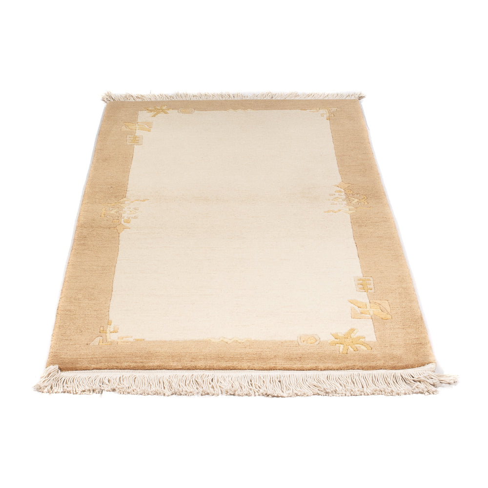 Tapis Népalais - Royal - 141 x 72 cm - beige