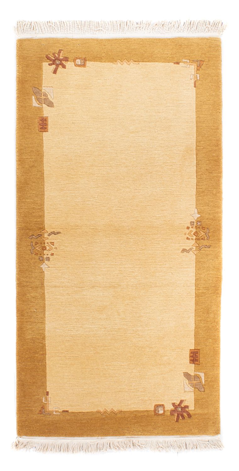 Tapis Népalais - Royal - 141 x 74 cm - beige