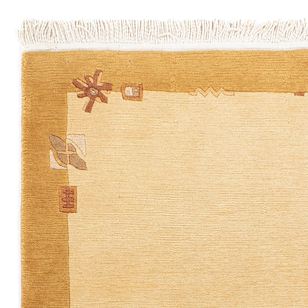 Tapis Népalais - Royal - 141 x 74 cm - beige
