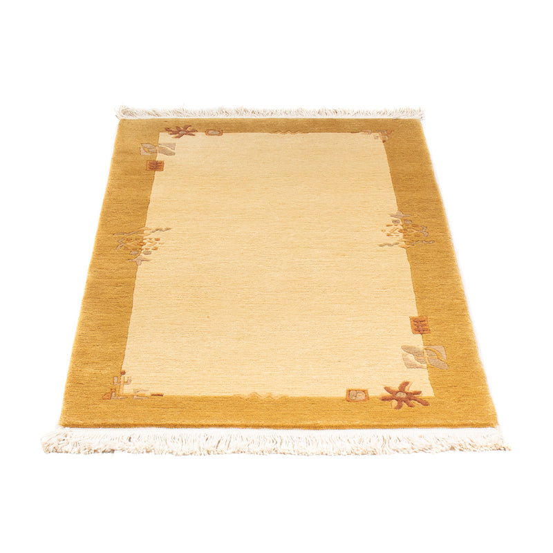 Tapis Népalais - Royal - 139 x 71 cm - beige