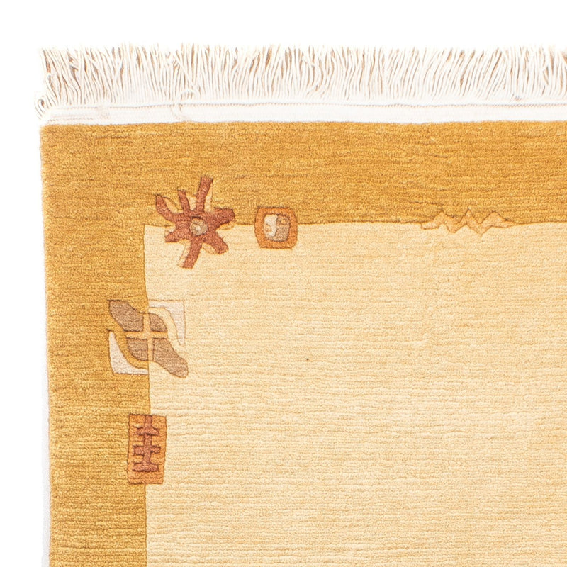 Tapis Népalais - Royal - 143 x 72 cm - beige