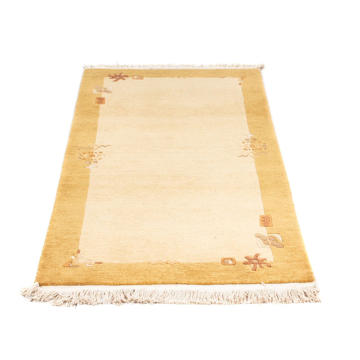 Tapis Népalais - Royal - 143 x 72 cm - beige