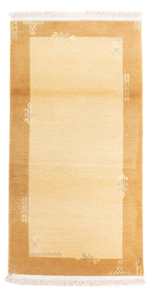 Tapis Népalais - Royal - 140 x 70 cm - beige