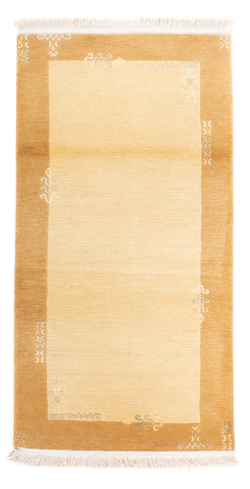 Tapis Népalais - Royal - 140 x 70 cm - beige