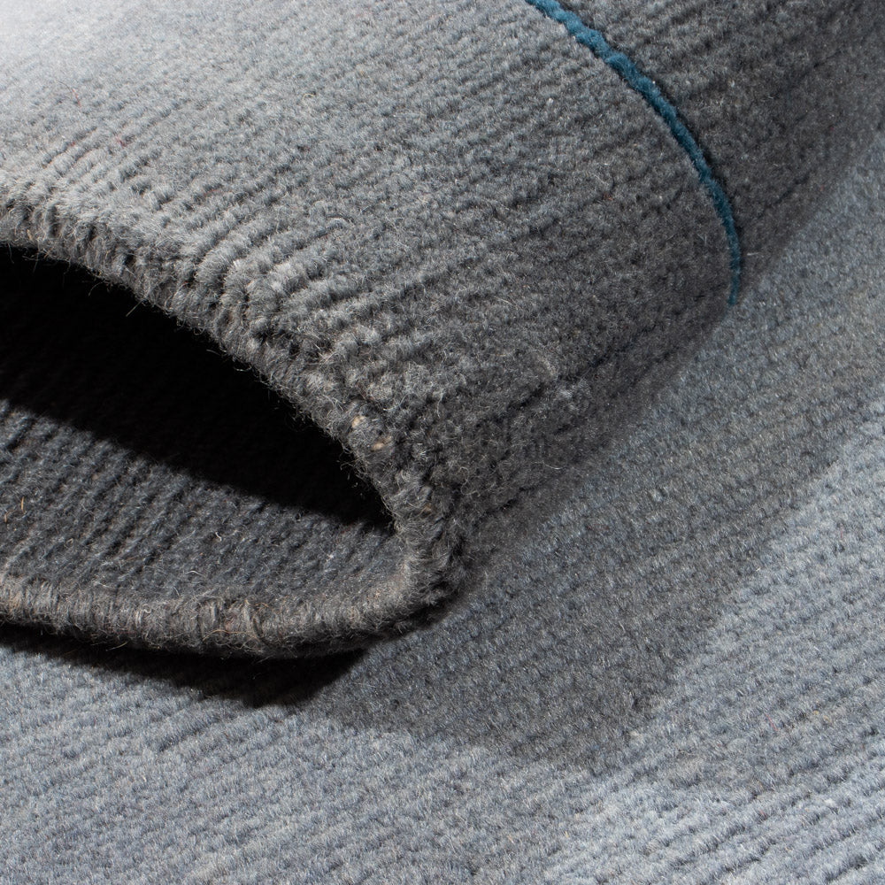 Tapis de couloir Tapis Népalais - 343 x 73 cm - bleu