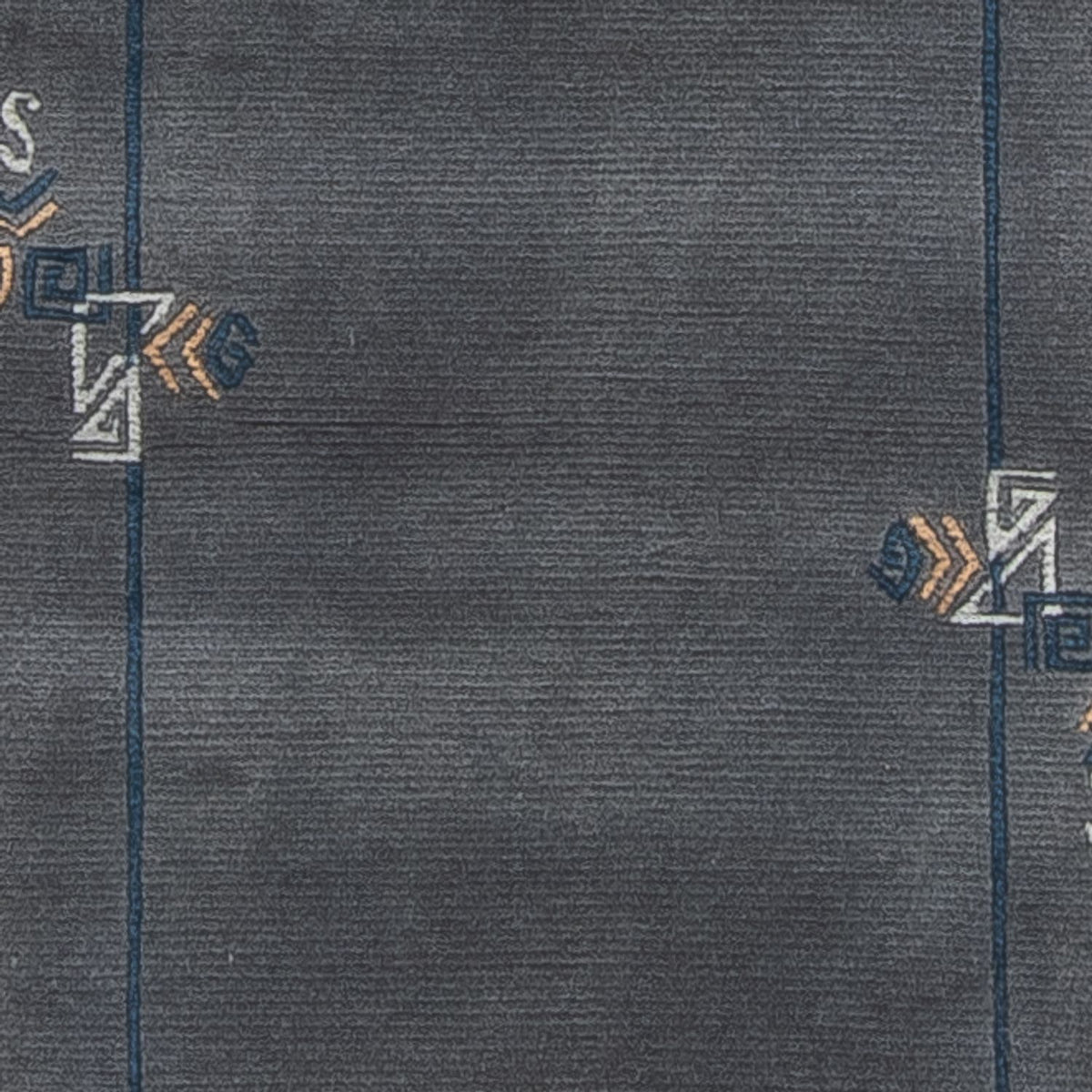 Tapis de couloir Tapis Népalais - 330 x 71 cm - bleu