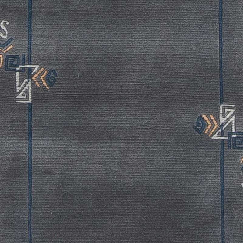 Tapis de couloir Tapis Népalais - 330 x 71 cm - bleu